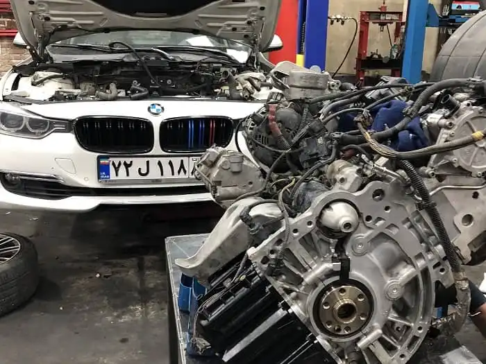 تعمیر جلوبندی بی ام و bmw